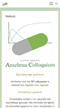 Mobile Screenshot of anselmuscolloquium.org